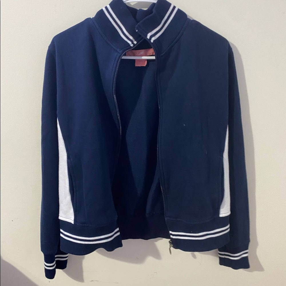 Navy Blue Varsity Jacket